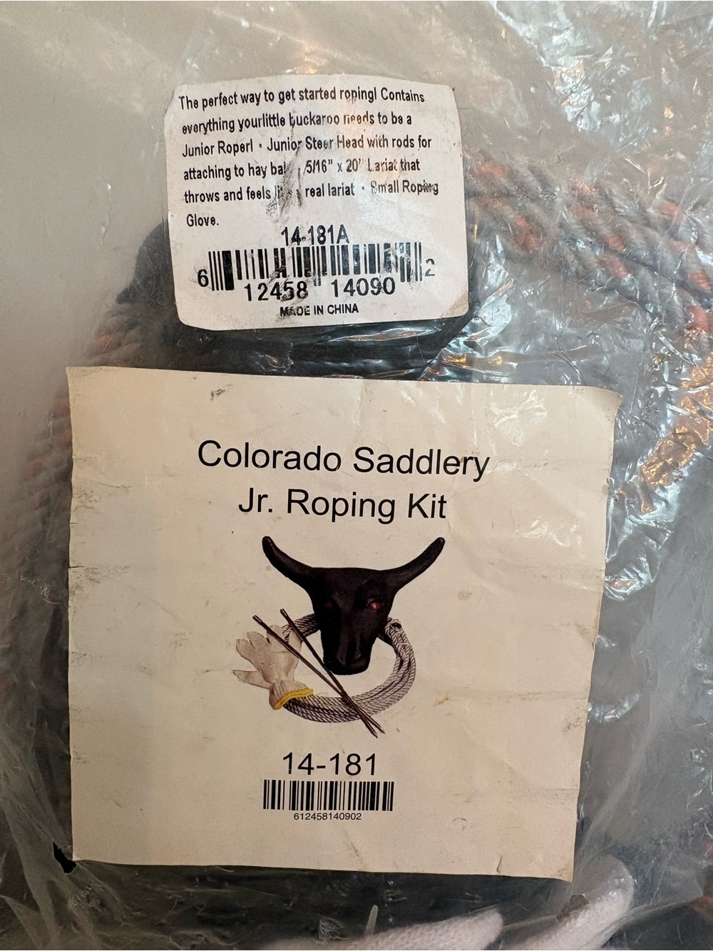 Colorado Saddlery Jr. Roping Kit - Black